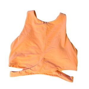 Athleta Conscious Cut Out Crop size Medium Orange